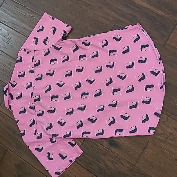 Cabana by Crown & Ivy Pink "Business in the Front, Party in the Back" size Small - Picture 2 of 7